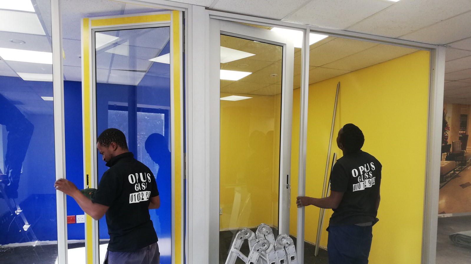 Commercial door installation 16-9